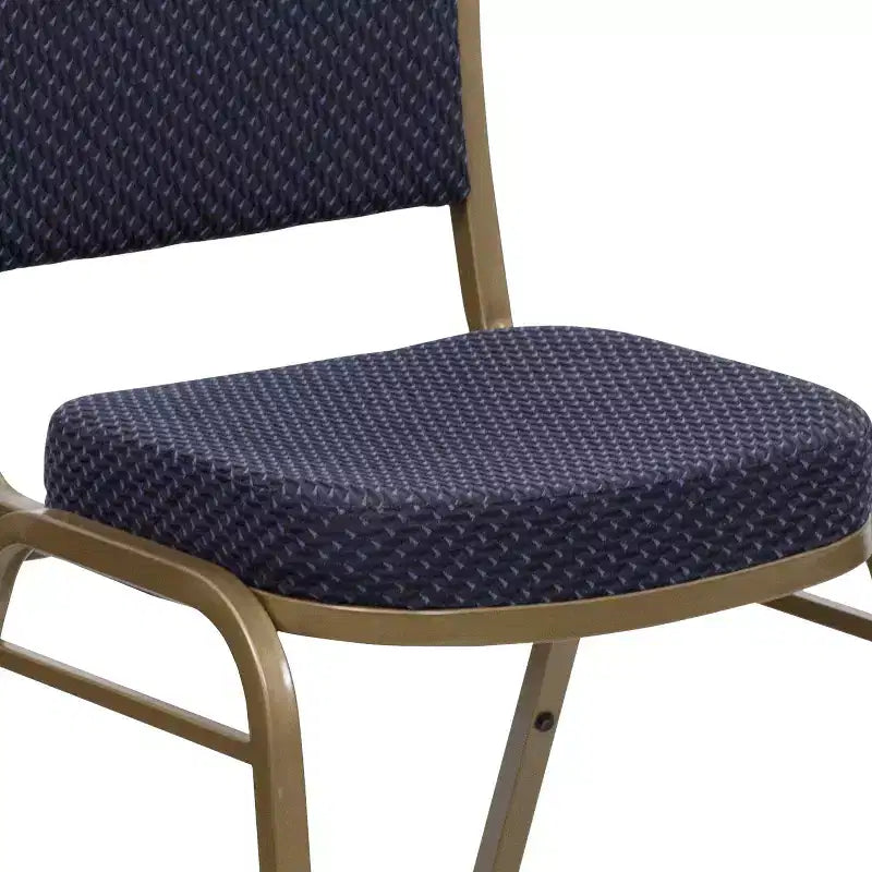 Chaise de banquet empilable à dossier en dôme de la série HERCULES de Flash Furniture