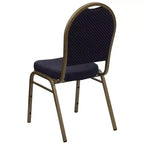 Chaise de banquet empilable à dossier en dôme de la série HERCULES de Flash Furniture