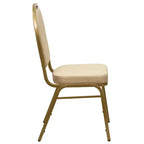 Chaise de banquet empilable à dossier en dôme de la série HERCULES de Flash Furniture