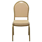 Chaise de banquet empilable à dossier en dôme de la série HERCULES de Flash Furniture