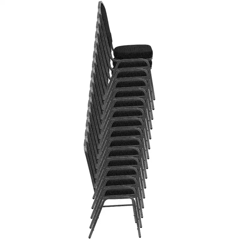Chaise de banquet empilable à dossier en dôme de la série HERCULES de Flash Furniture