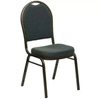 Chaise de banquet empilable à dossier en dôme de la série HERCULES de Flash Furniture