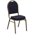Chaise de banquet empilable à dossier en dôme de la série HERCULES de Flash Furniture