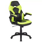 Ensemble bureau gamer et chaise de course Flash Furniture avec porte-gobelet, support de casque et 2 trous de gestion des câbles