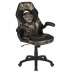 Ensemble bureau gamer et chaise de course Flash Furniture avec porte-gobelet, support de casque et 2 trous de gestion des câbles
