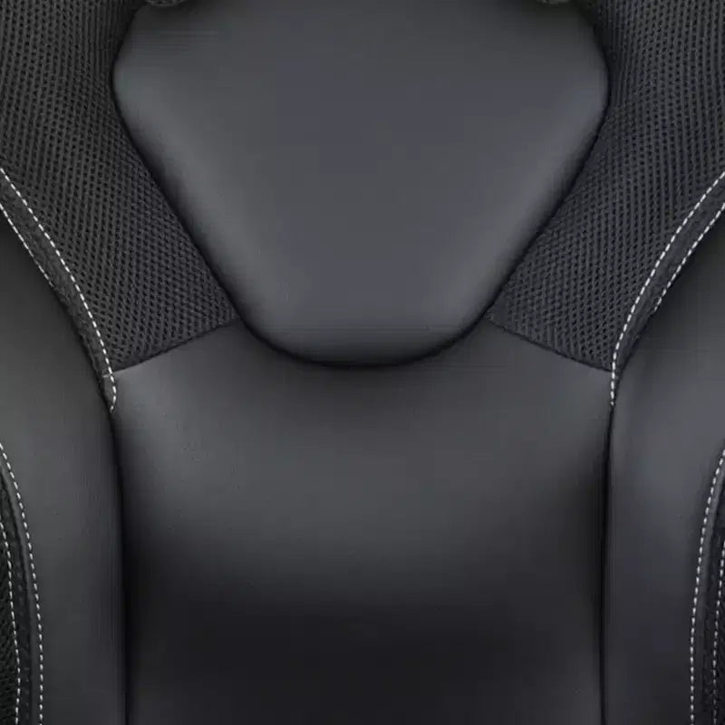 Ensemble bureau gamer et chaise de course Flash Furniture avec porte-gobelet, support de casque et 2 trous de gestion des câbles