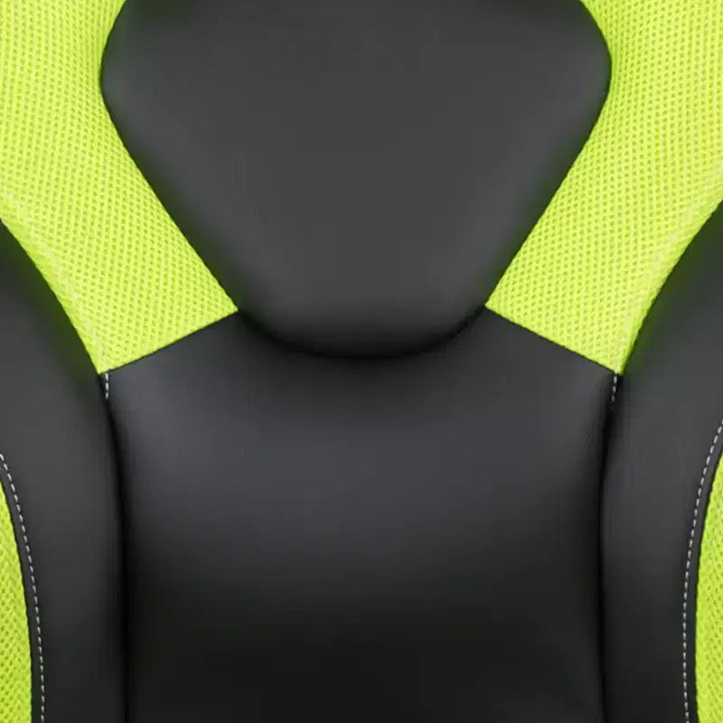 Ensemble bureau gamer et chaise de course Flash Furniture avec porte-gobelet, support de casque et 2 trous de gestion des câbles