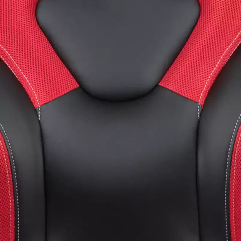 Ensemble bureau gamer et chaise de course Flash Furniture avec porte-gobelet, support de casque et 2 trous de gestion des câbles