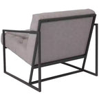 Fauteuil d'appoint capitonné Emma et Oliver Home Office