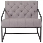 Fauteuil d'appoint capitonné Emma et Oliver Home Office
