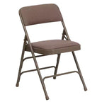 Chaise Pliante Rembourrée en Métal Emma et Oliver, Lot de 2, Portable pour la Maison, le Bureau et les Événements/Fêtes