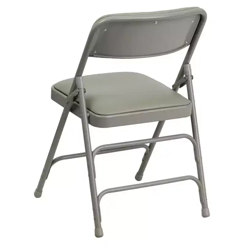 Chaise Pliante Rembourrée en Métal Emma et Oliver, Lot de 2, Portable pour la Maison, le Bureau et les Événements/Fêtes