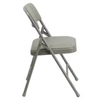 Chaise Pliante Rembourrée en Métal Emma et Oliver, Lot de 2, Portable pour la Maison, le Bureau et les Événements/Fêtes