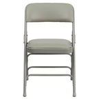 Chaise Pliante Rembourrée en Métal Emma et Oliver, Lot de 2, Portable pour la Maison, le Bureau et les Événements/Fêtes