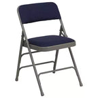 Chaise Pliante Rembourrée en Métal Emma et Oliver, Lot de 2, Portable pour la Maison, le Bureau et les Événements/Fêtes