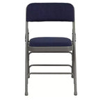 Chaise Pliante Rembourrée en Métal Emma et Oliver, Lot de 2, Portable pour la Maison, le Bureau et les Événements/Fêtes