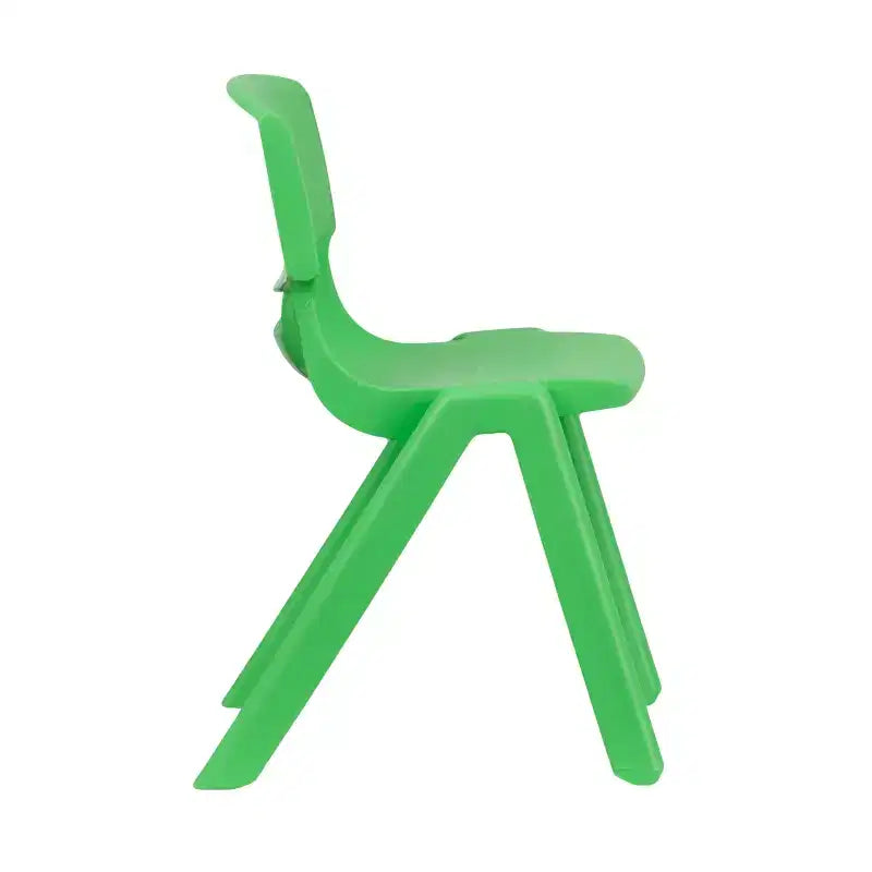 Flash Furniture Lot de 6 Chaises d'école empilables en plastique avec Hauteur d'assise de 33,6 cm