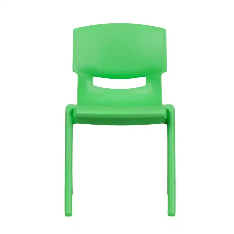 Flash Furniture Lot de 6 Chaises d'école empilables en plastique avec Hauteur d'assise de 33,6 cm