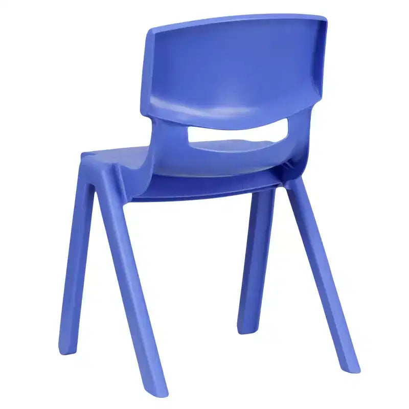 Flash Furniture Lot de 6 Chaises d'école empilables en plastique avec Hauteur d'assise de 33,6 cm