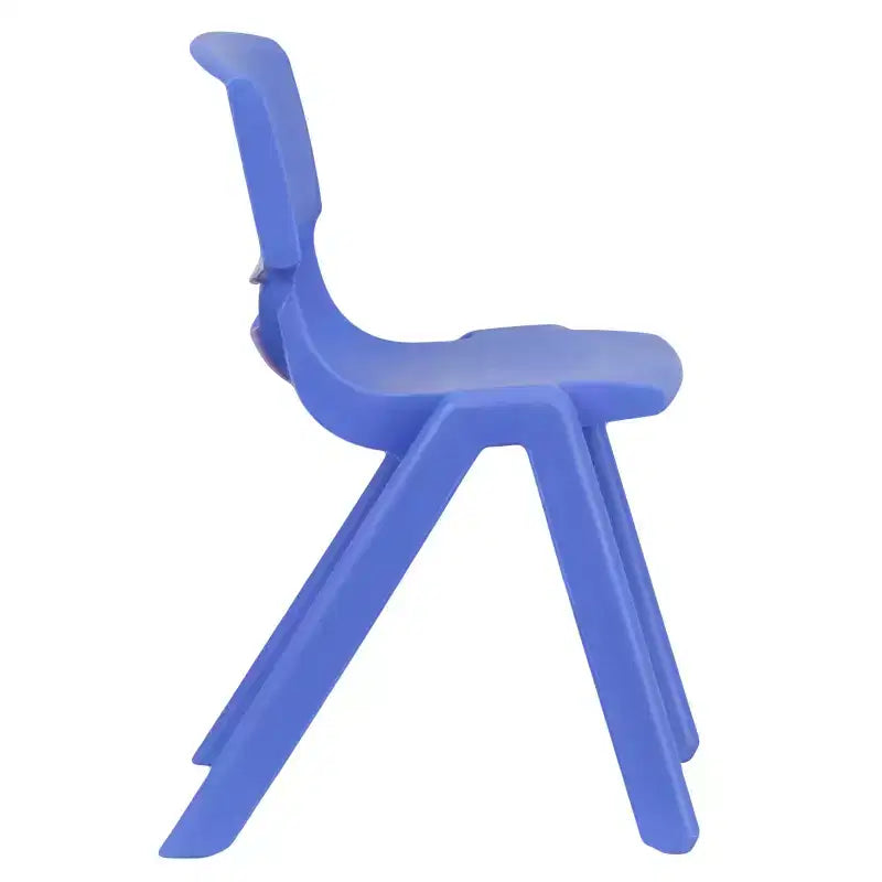 Flash Furniture Lot de 6 Chaises d'école empilables en plastique avec Hauteur d'assise de 33,6 cm