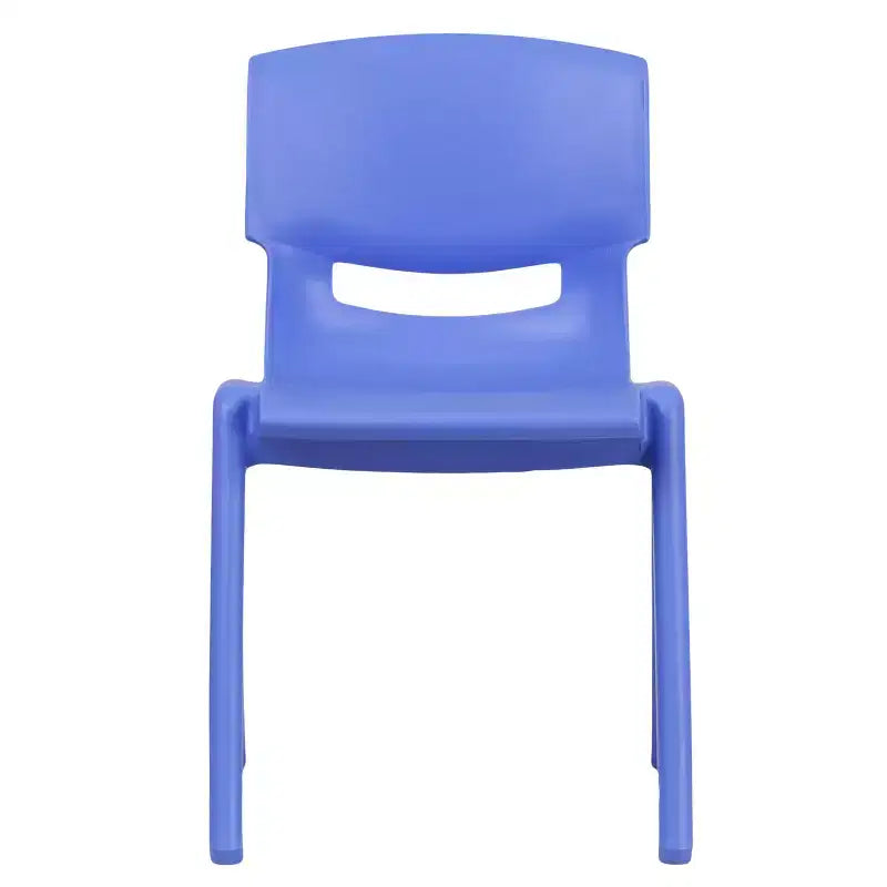 Flash Furniture Lot de 6 Chaises d'école empilables en plastique avec Hauteur d'assise de 33,6 cm