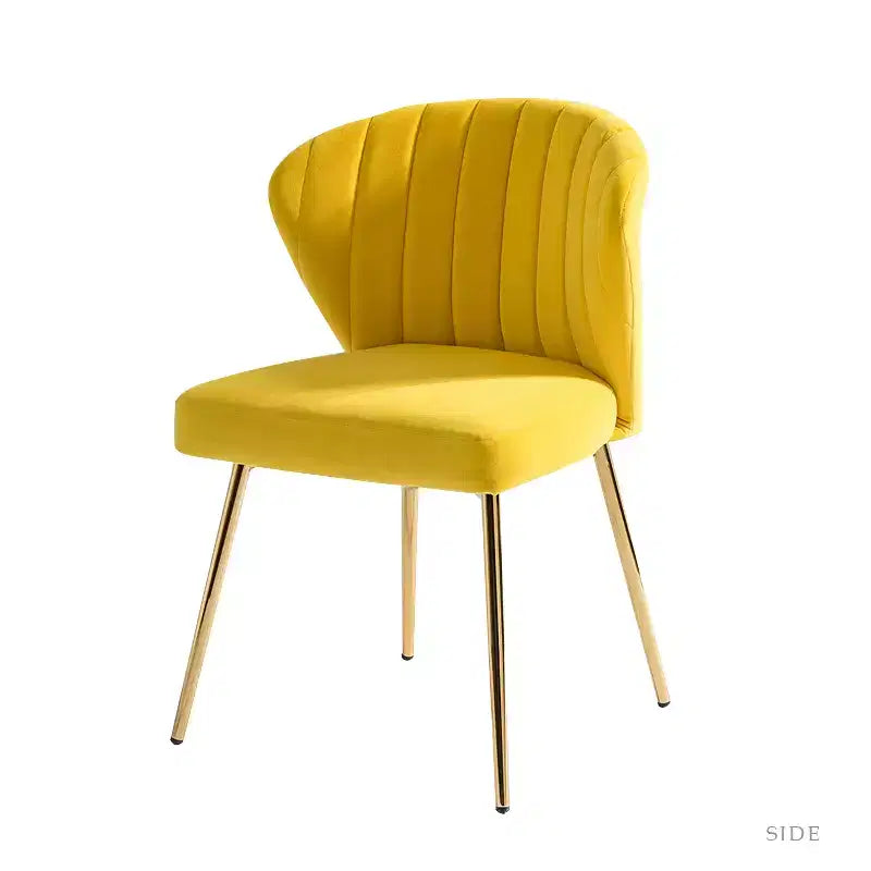 Lot de 6 chaises d'appoint capitonnées design contemporain Olinto | KARAT HOME