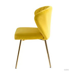Lot de 6 chaises d'appoint capitonnées design contemporain Olinto | KARAT HOME