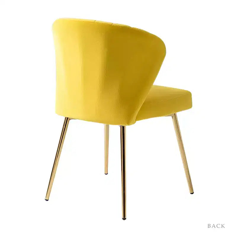 Lot de 6 chaises d'appoint capitonnées design contemporain Olinto | KARAT HOME
