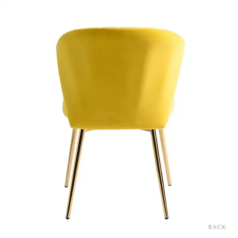 Lot de 6 chaises d'appoint capitonnées design contemporain Olinto | KARAT HOME