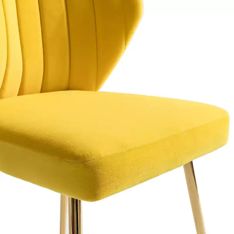 Lot de 6 chaises d'appoint capitonnées design contemporain Olinto | KARAT HOME