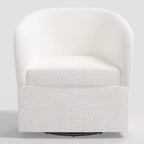 Fauteuil pivotant Rhea en bouclette - Threshold