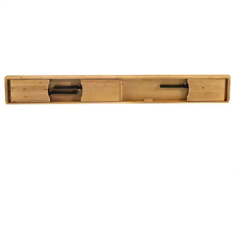 Banc pliant de style ferme Merrick Lane en pin massif, 96 x 12