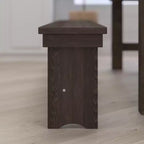 Banc pliant de style ferme Merrick Lane en pin massif, 96 x 12
