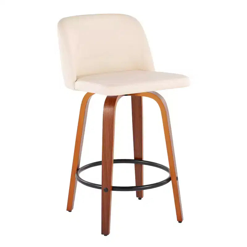 Ensemble de 2 tabourets de bar hauteur comptoir Toriano - LumiSource