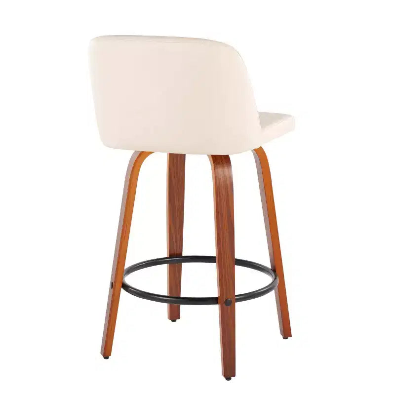 Ensemble de 2 tabourets de bar hauteur comptoir Toriano - LumiSource