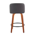 Ensemble de 2 tabourets de bar hauteur comptoir Toriano - LumiSource