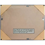 Amanti Art Miroir mural de salle de bain en bois gris Fencepost, étroit, non biseauté, 28,5 x 22,5 po