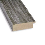 Amanti Art Miroir mural de salle de bain en bois gris Fencepost, étroit, non biseauté, 28,5 x 22,5 po