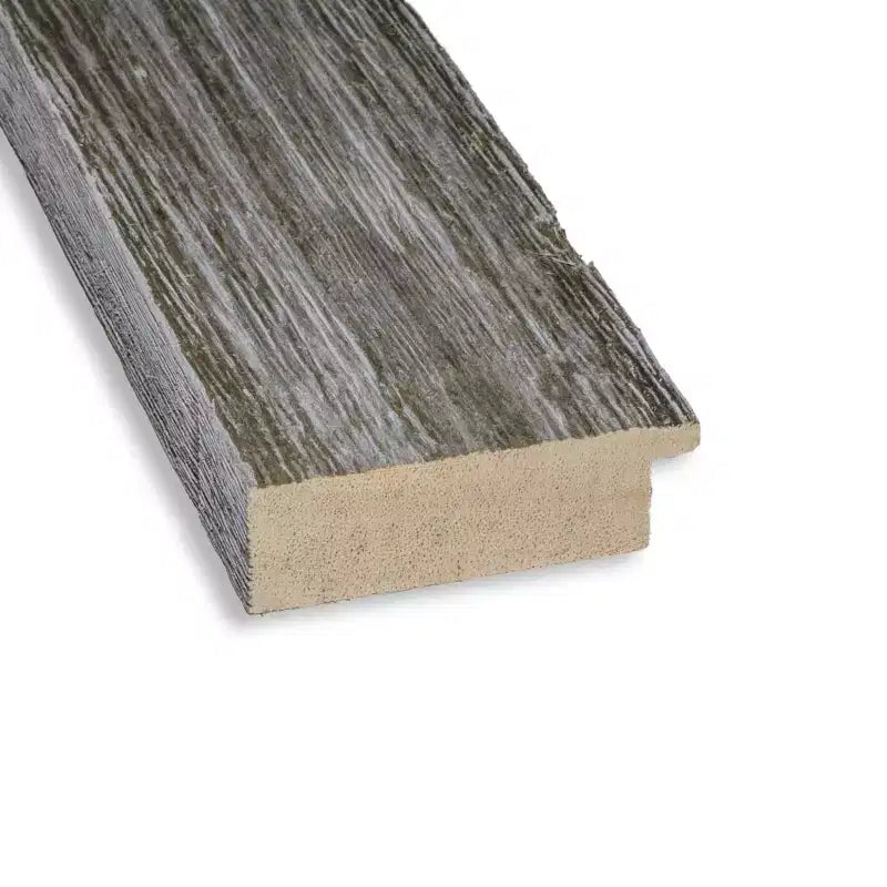Amanti Art Miroir mural de salle de bain en bois gris Fencepost, étroit, non biseauté, 28,5 x 22,5 po