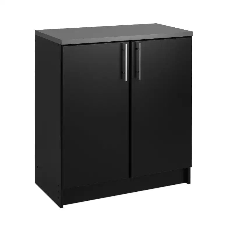Meuble bas Elite 16 de rangement profond avec comptoir en mélamine - Prepac