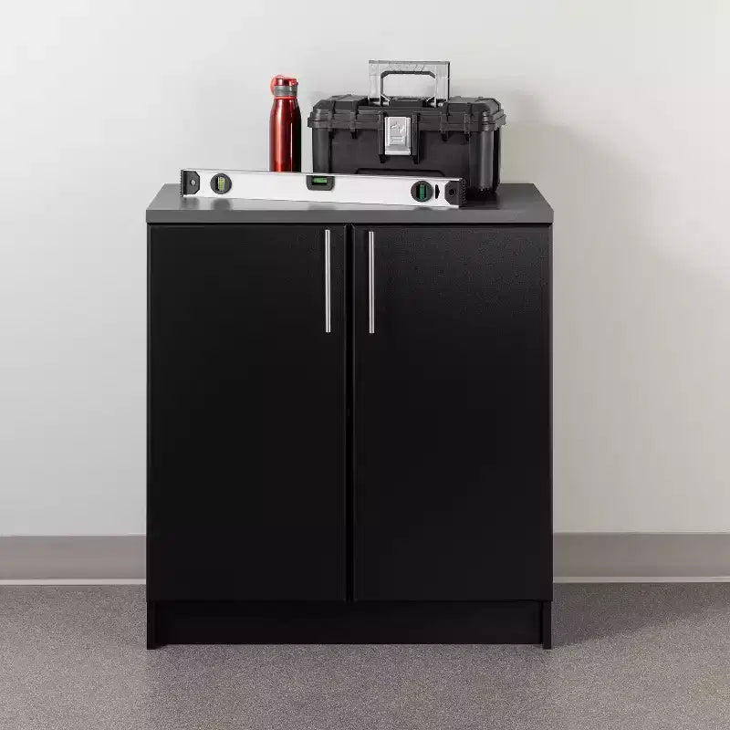 Meuble bas Elite 16 de rangement profond avec comptoir en mélamine - Prepac