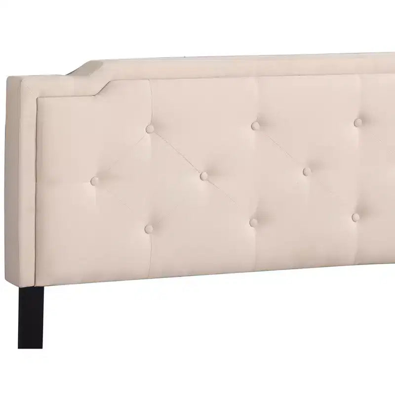 Lit capitonné réglable Queen Passion Furniture Deb
