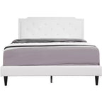 Lit capitonné réglable Queen Passion Furniture Deb