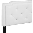 Lit capitonné réglable Queen Passion Furniture Deb