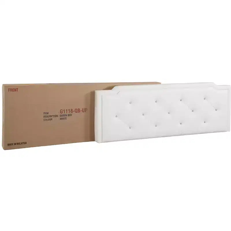Lit capitonné réglable Queen Passion Furniture Deb