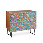 Buffet Schatzi Betty motif floral noyer - Deny Designs