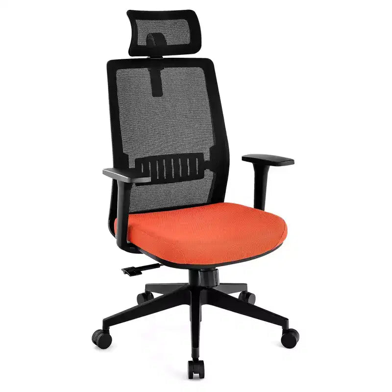 Costway Chaise de bureau en maille grand format Chaise de direction ergonomique réglable en hauteur 180 kg
