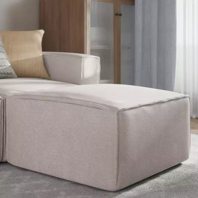 Canapé sectionnel modulaire de luxe Flash Furniture Bridgetown, siège ottoman