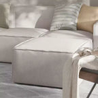Canapé sectionnel modulaire de luxe Flash Furniture Bridgetown, siège ottoman