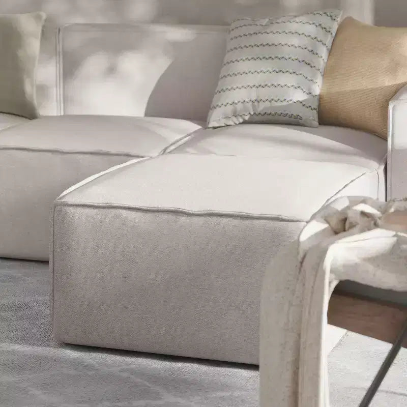 Canapé sectionnel modulaire de luxe Flash Furniture Bridgetown, siège ottoman